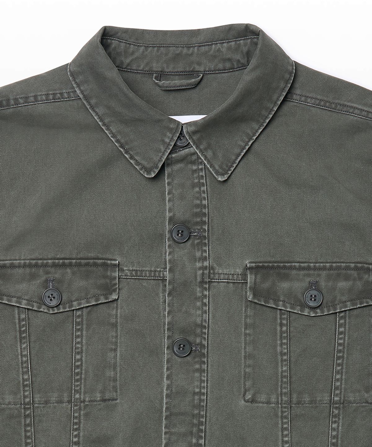 웨스트 그랜드 블러바드(WEST GRAND BOULEVARD) 쿠퍼 워시드 코튼 초어 자켓 WASHED KHAKI