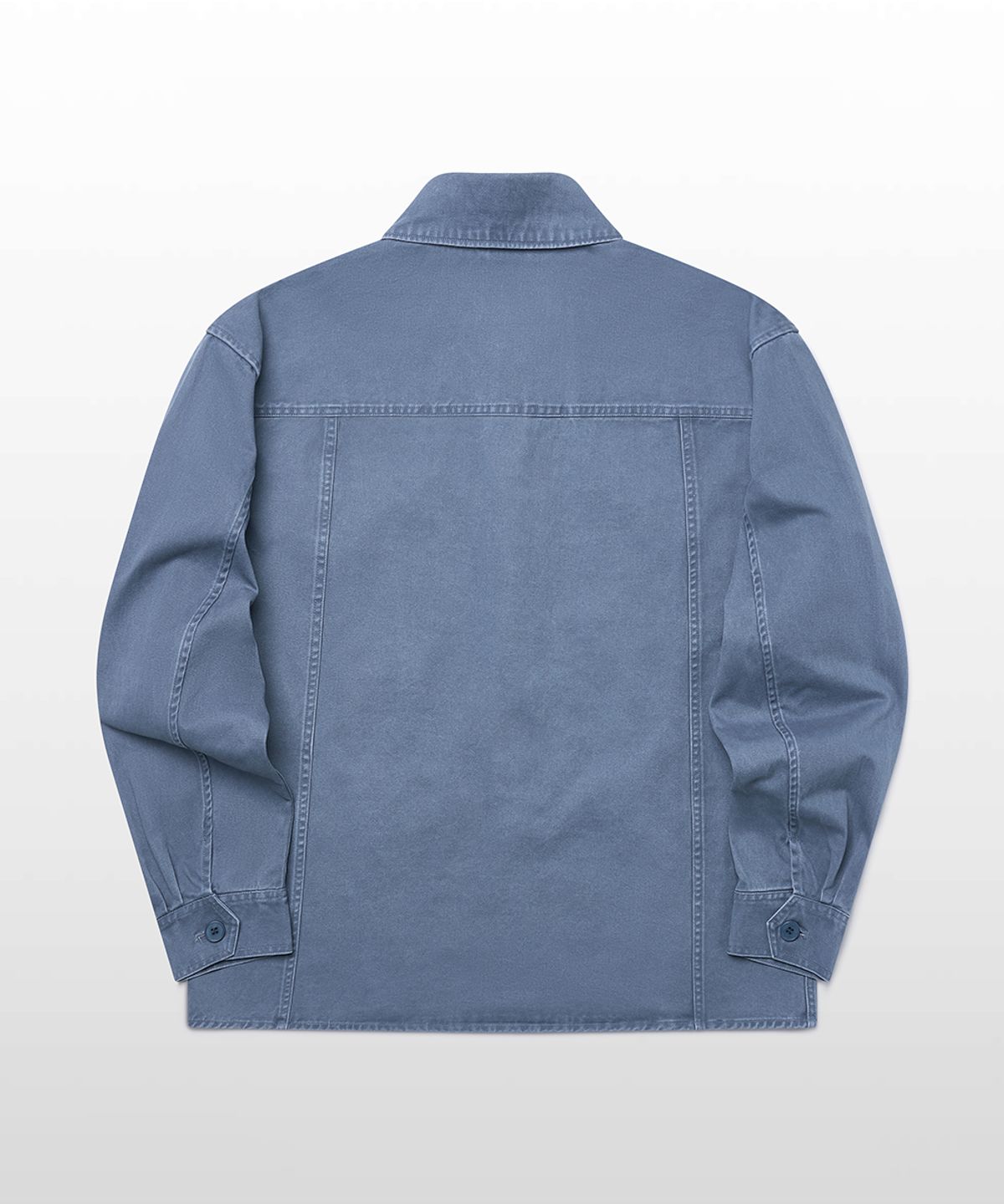 웨스트 그랜드 블러바드(WEST GRAND BOULEVARD) 쿠퍼 워시드 코튼 초어 자켓 WASHED BLUE