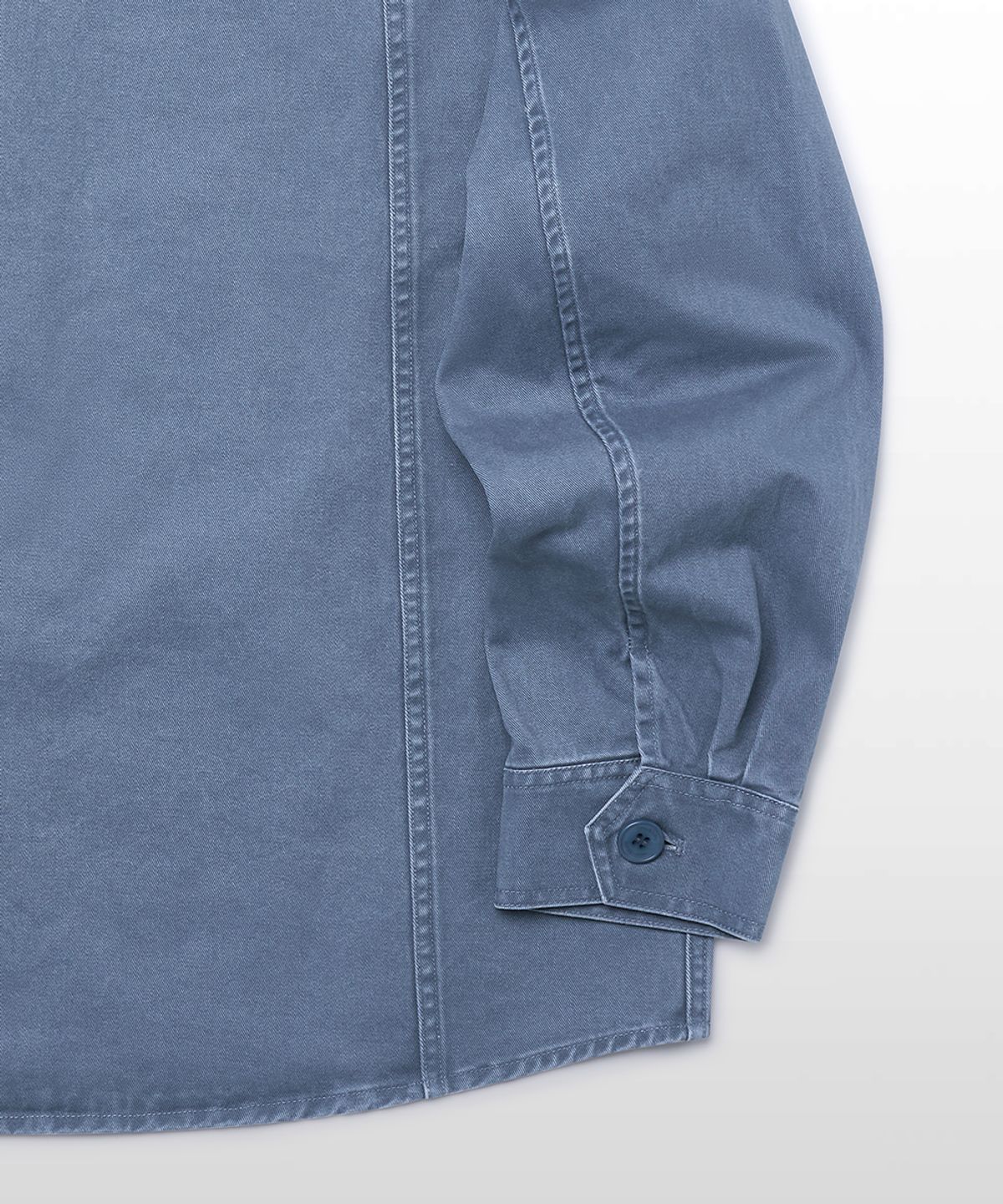 웨스트 그랜드 블러바드(WEST GRAND BOULEVARD) 쿠퍼 워시드 코튼 초어 자켓 WASHED BLUE