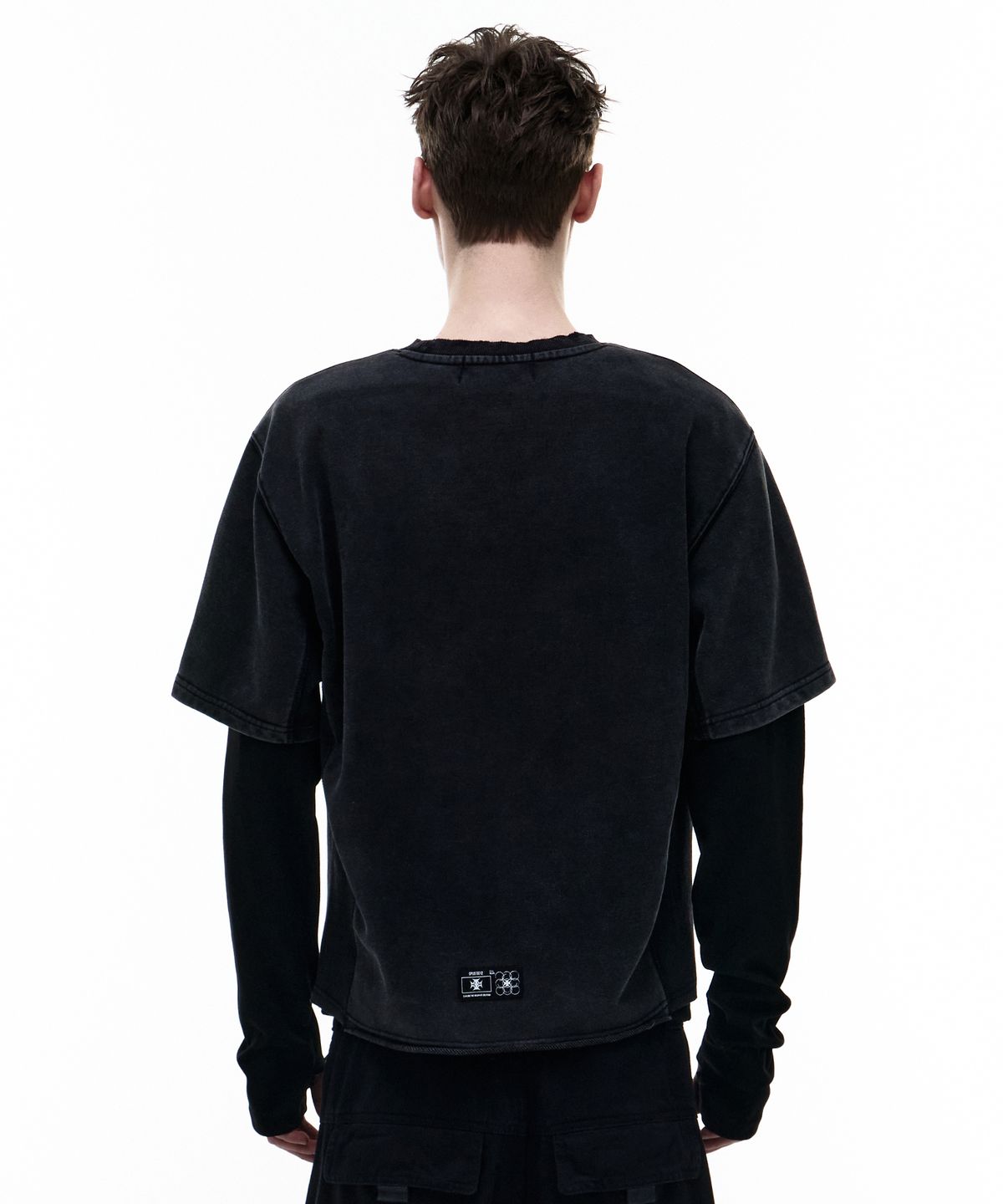 오퍼스 0012(OPUS 0012) Op. 07 TRIUMPH LAYERED LONG SLEEVE BLACK