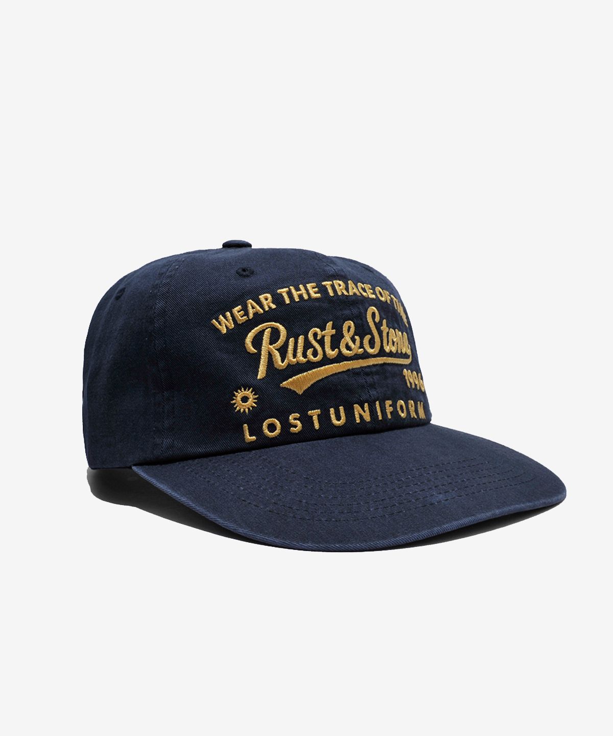 러스트앤스톤(RUSTANDSTONE) 타임 트레이스 볼캡 네이비_Time Trace Ball Cap Navy