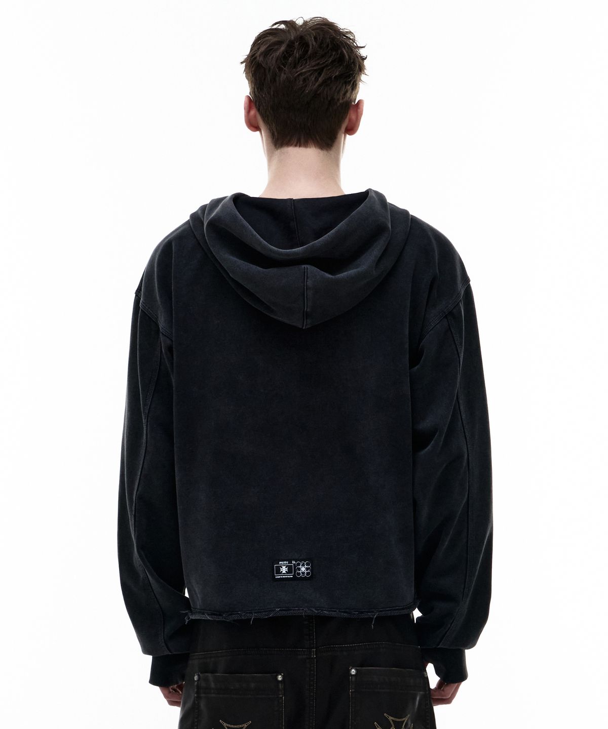 오퍼스 0012(OPUS 0012) Op. 07 MICHAEL HOODIE WASHED BLACK