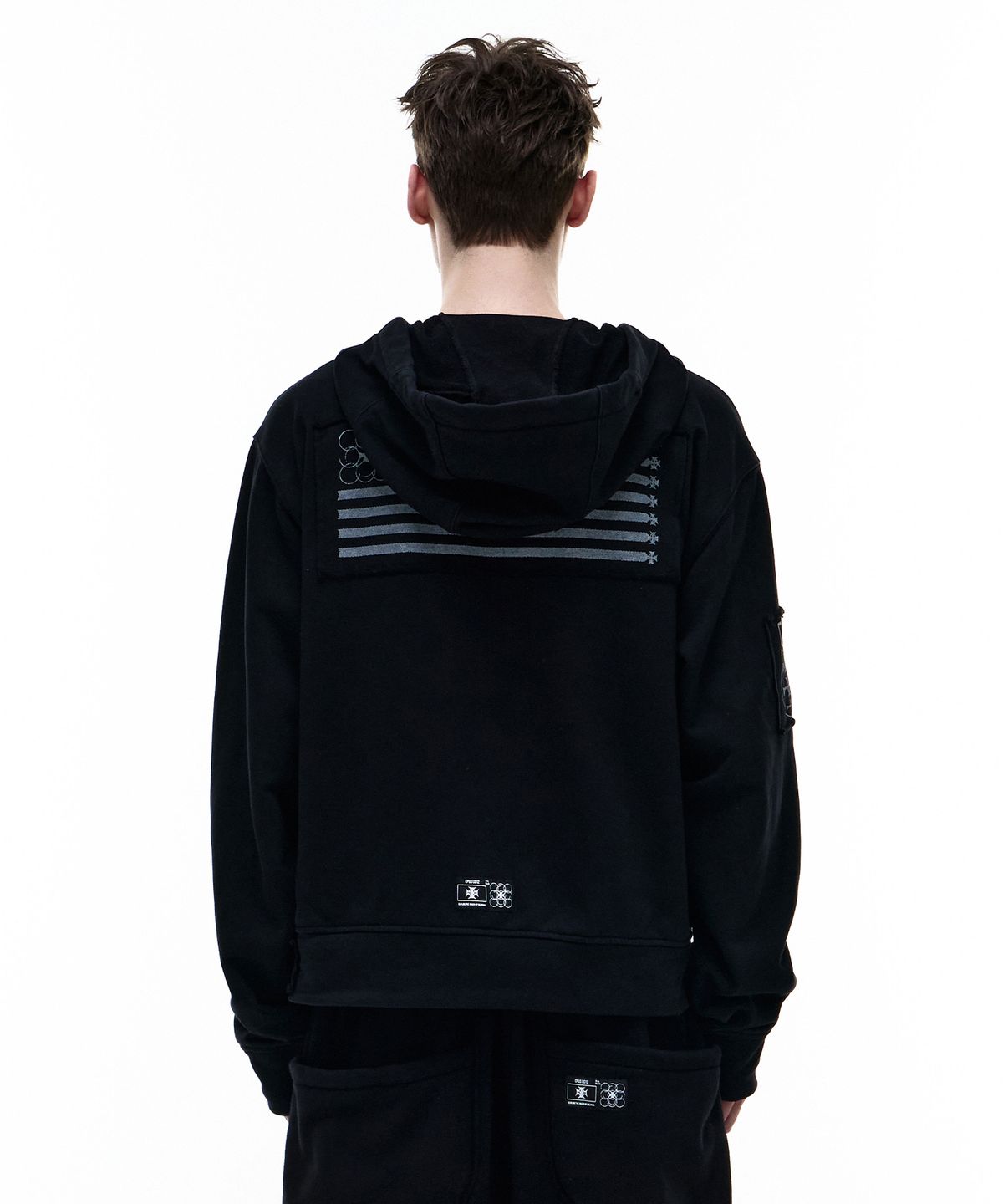 오퍼스 0012(OPUS 0012) Op. 07 UNIF HOOD ZIP-UP BLACK
