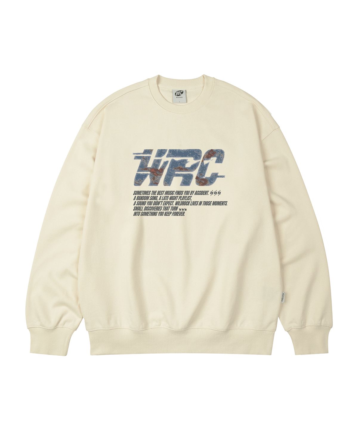 와일드락(WILDROCK) WRC SOUND DISCOVERY 오버핏 맨투맨_7 COL