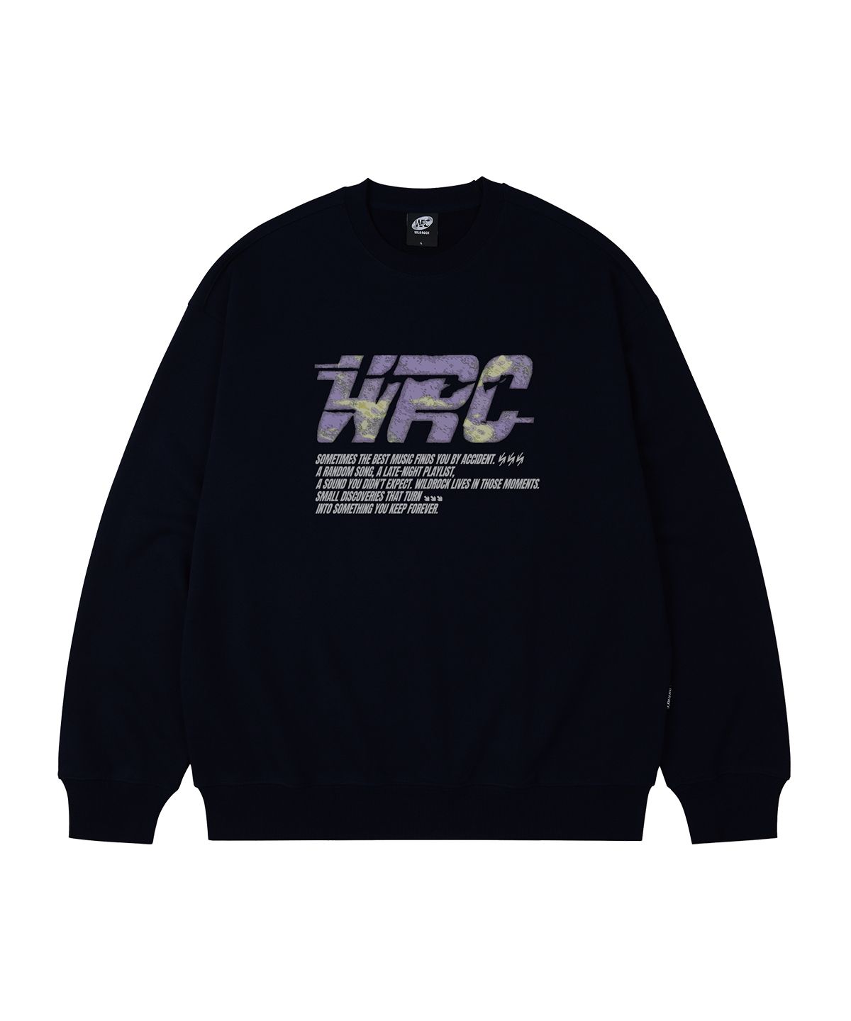 와일드락(WILDROCK) WRC SOUND DISCOVERY 오버핏 맨투맨_7 COL