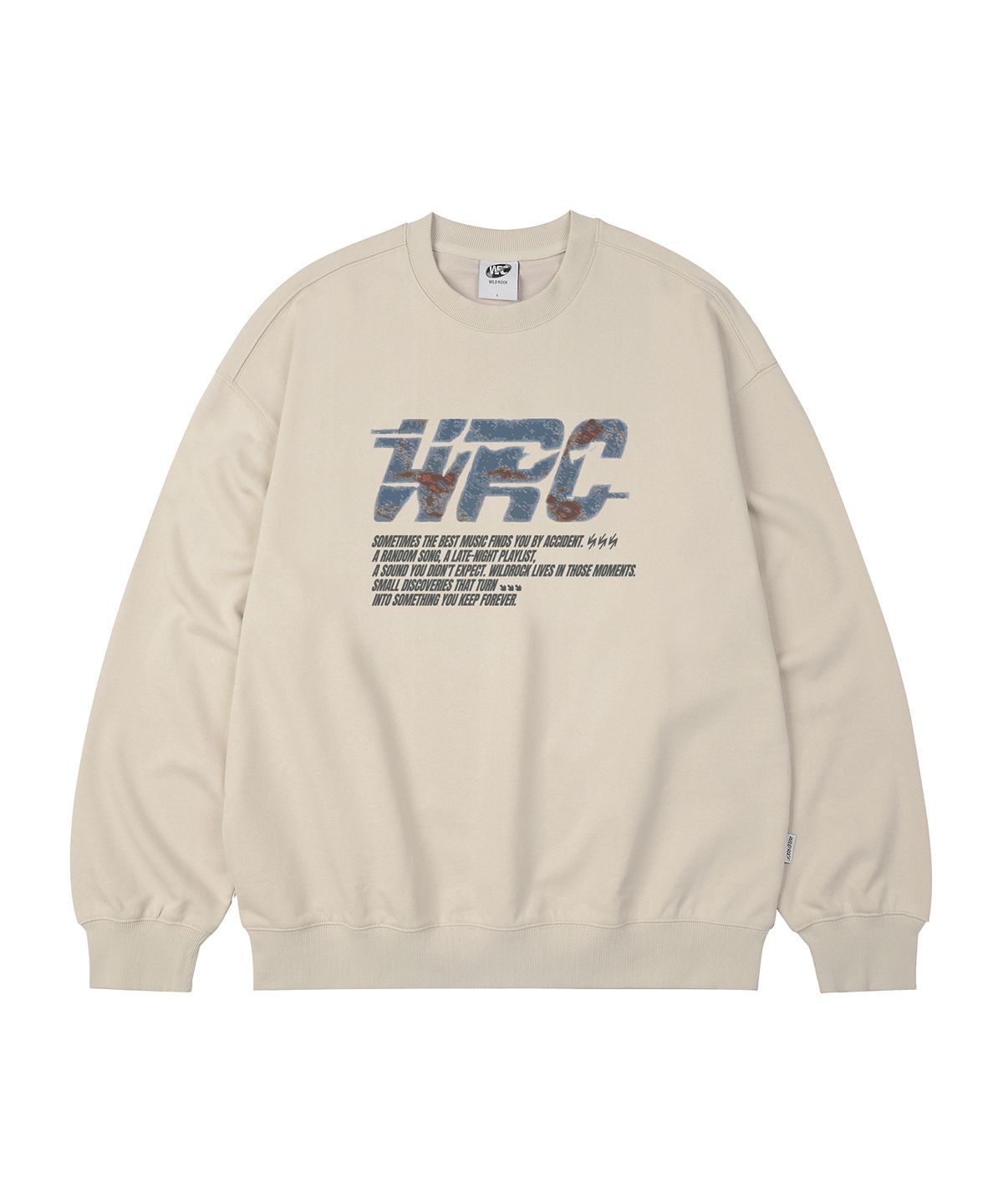 와일드락(WILDROCK) WRC SOUND DISCOVERY 오버핏 맨투맨_7 COL