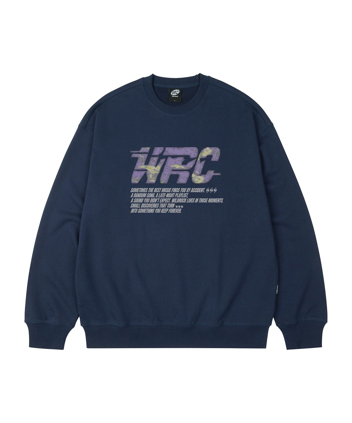 와일드락(WILDROCK) WRC SOUND DISCOVERY 오버핏 맨투맨_7 COL