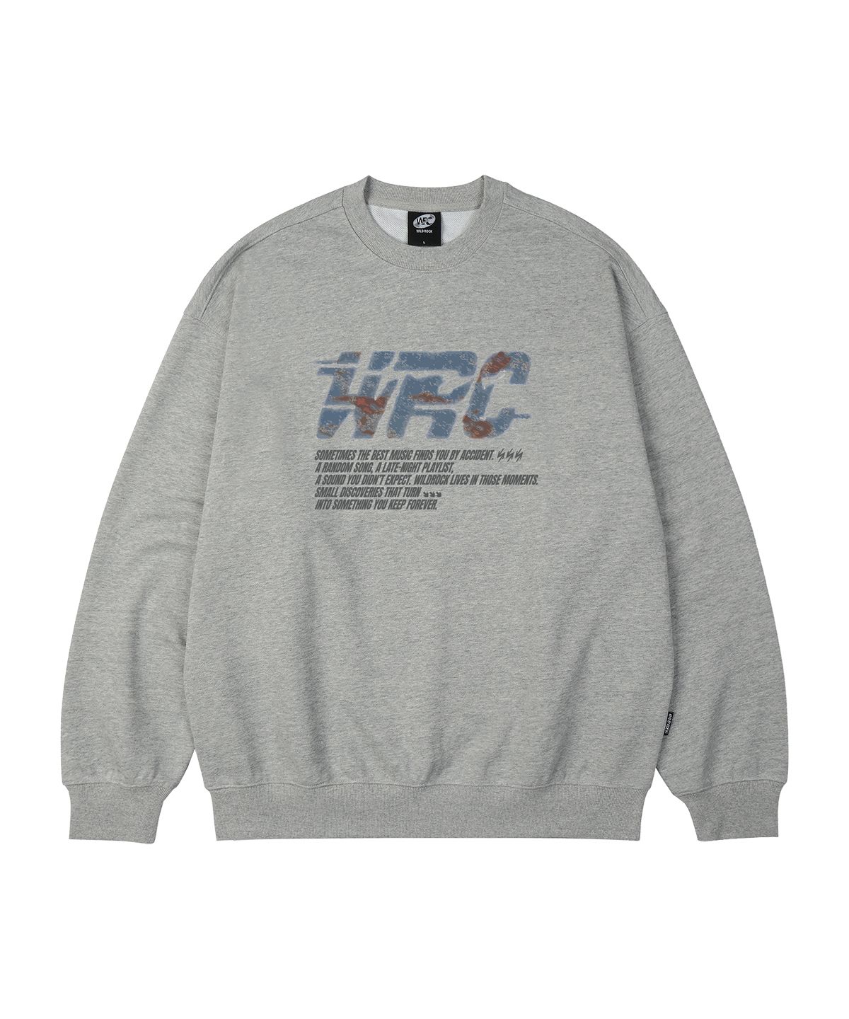 와일드락(WILDROCK) WRC SOUND DISCOVERY 오버핏 맨투맨_7 COL