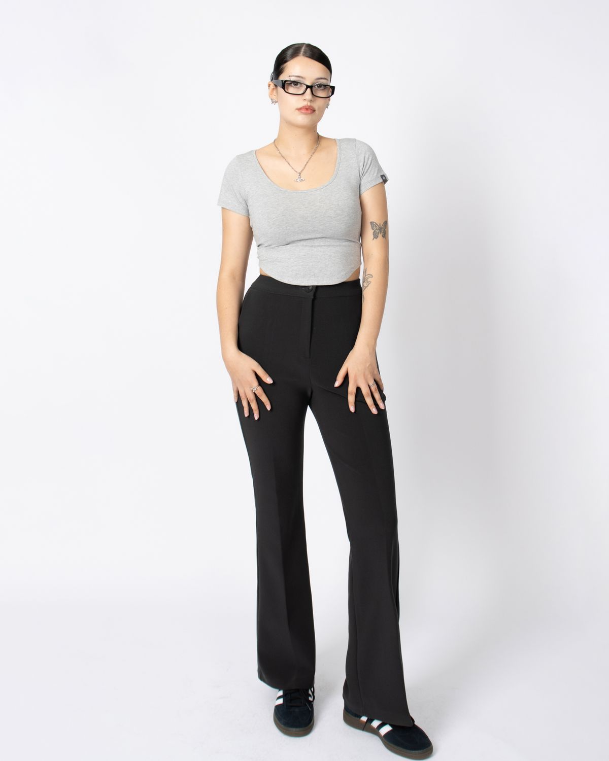쿨시스(COOLSIS) CSS BOOTCUT SLACKS-027 (GREY)