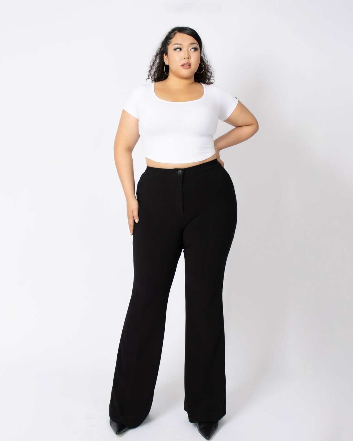 쿨시스(COOLSIS) CSS BOOTCUT SLACKS-027 (BLACK)