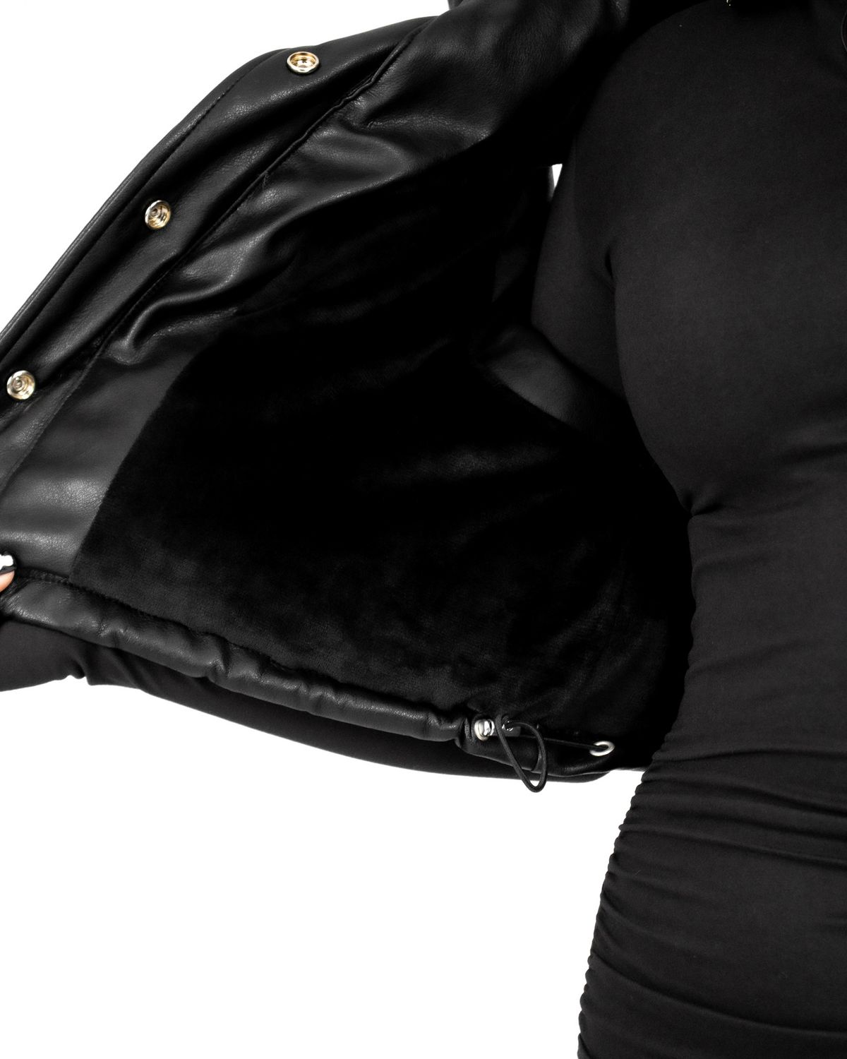 쿨시스(COOLSIS) CS JK LEATHER PUFFER VEST-005