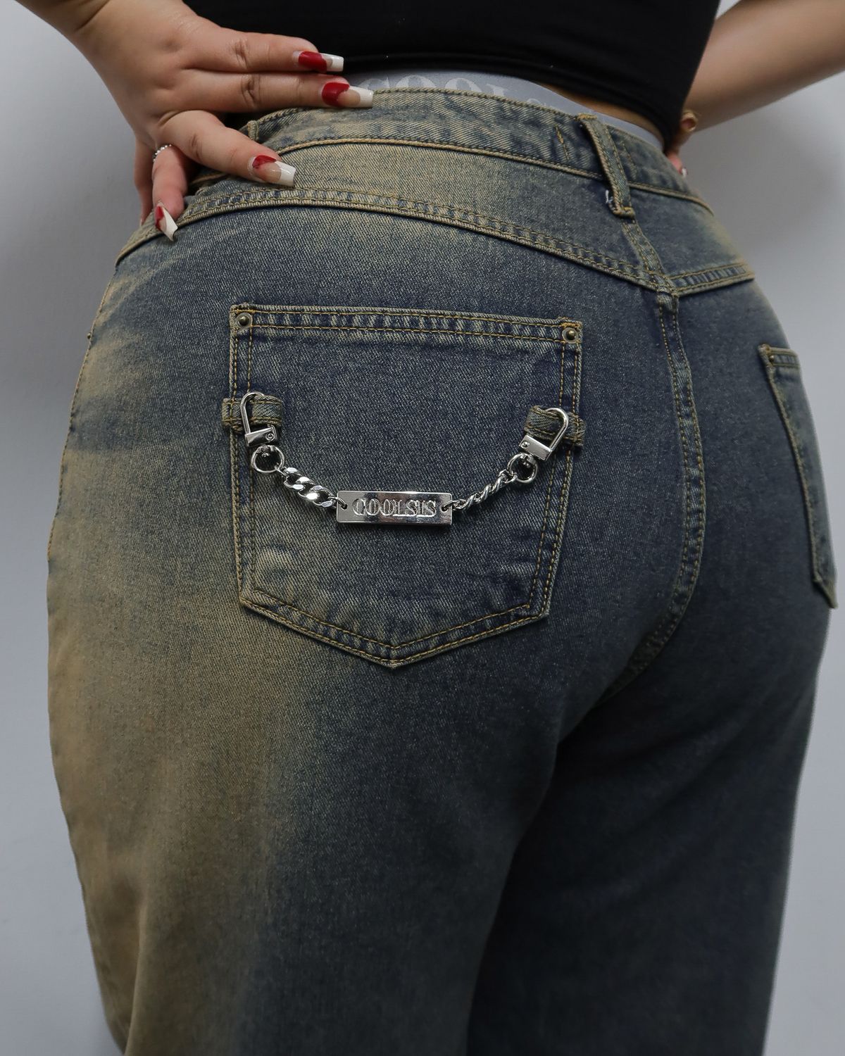 쿨시스(COOLSIS) CS CHAIN BOOTY RING-SILVER