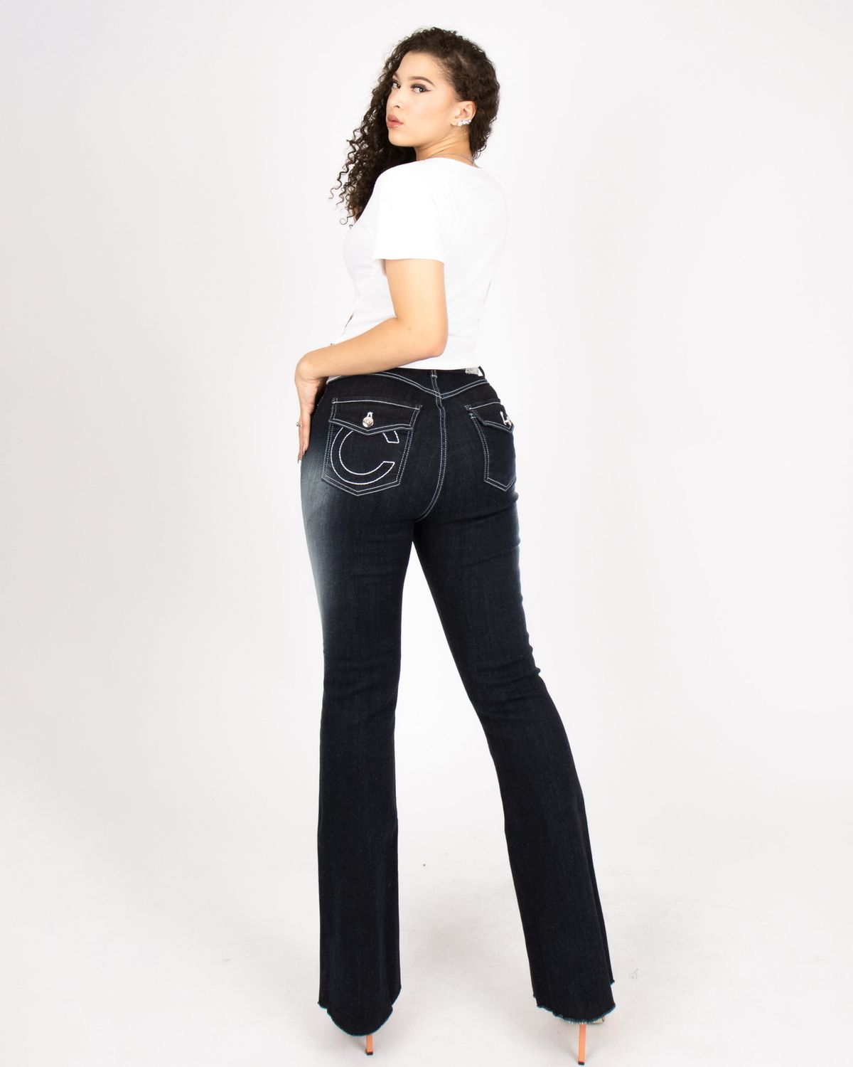 쿨시스(COOLSIS) POCKET BOOTCUT JEANS-02