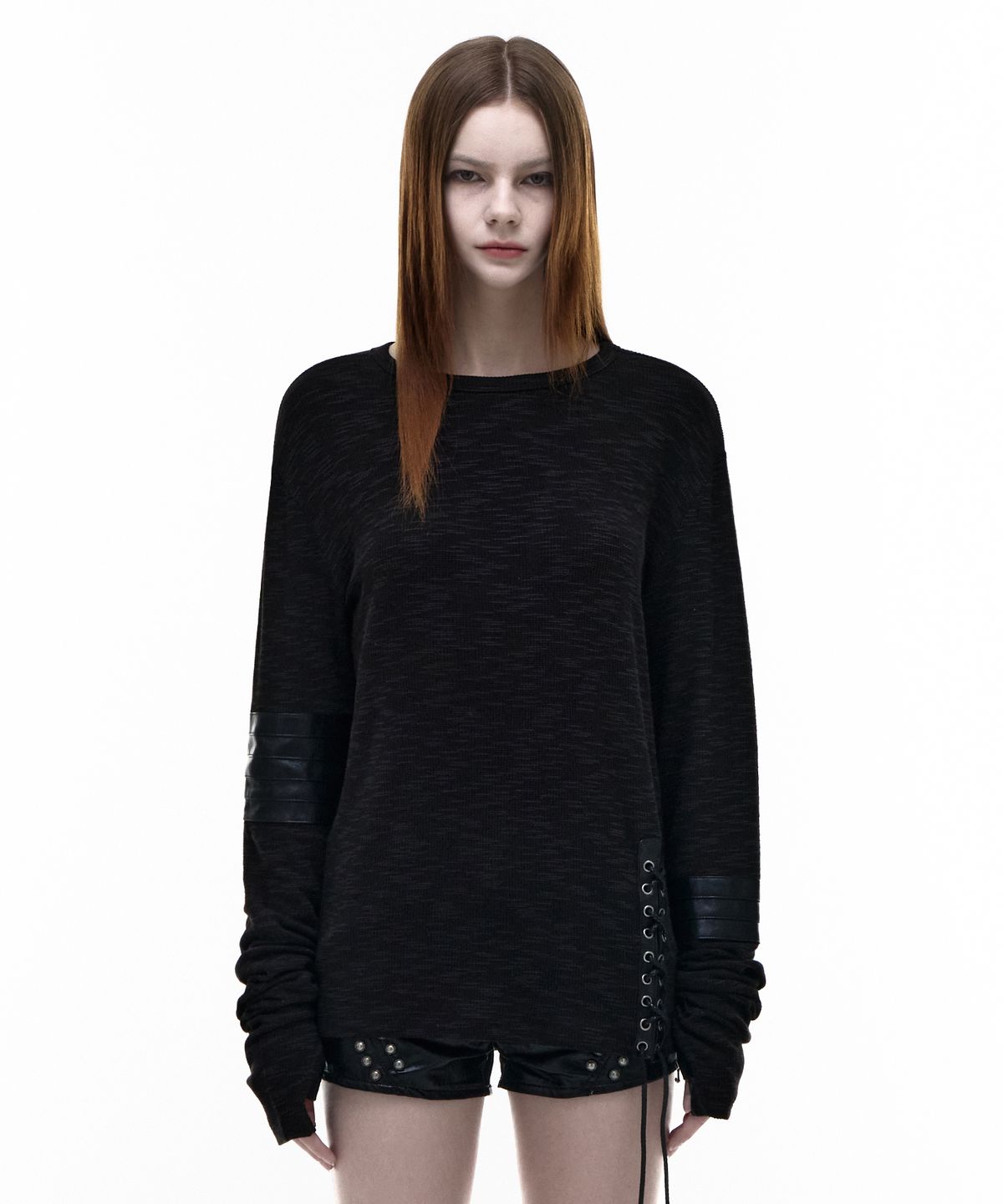 오퍼스 0012(OPUS 0012) Op. 07 REIN PATCH LONG SLEEVE BLACK
