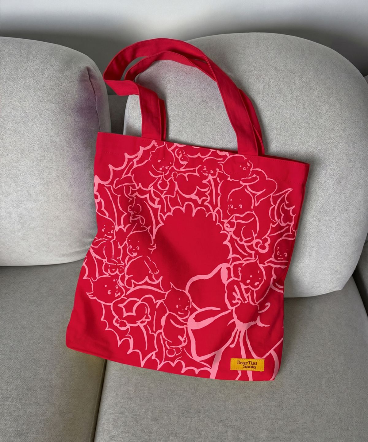 디어틴트산타(DEAR TINT SANTA) Wreath Bag_red