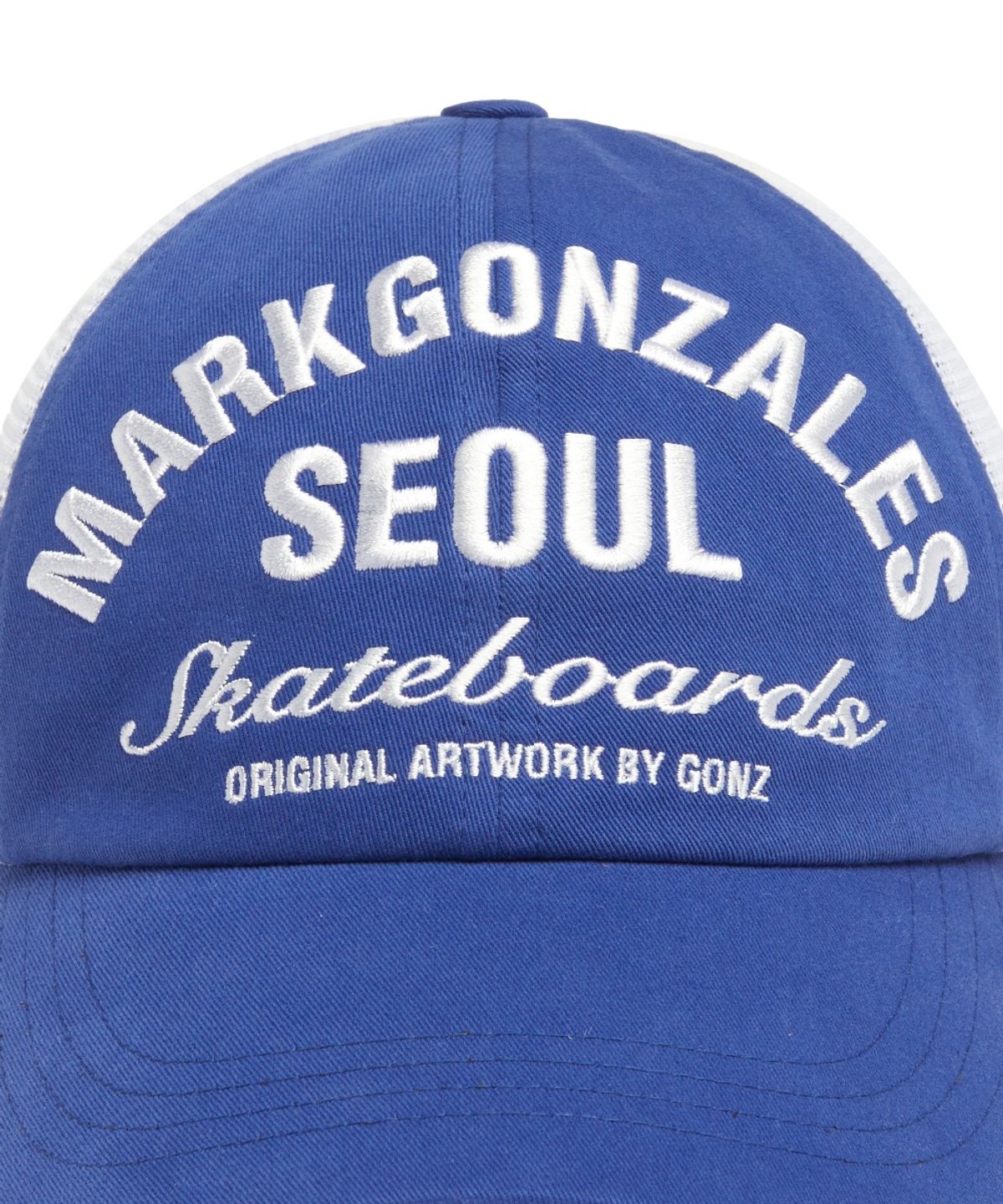 마크곤잘레스(MARK GONZALES) 서울 어드레스 메쉬 캡 - BLUE