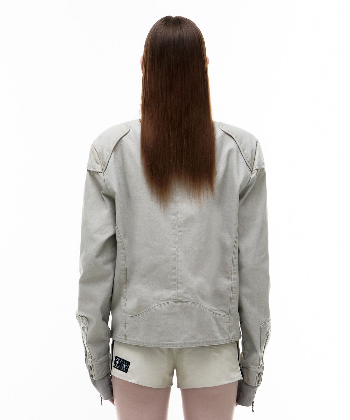 오퍼스 0012(OPUS 0012) Op. 03 EVEL BIKER JACKET IVORY
