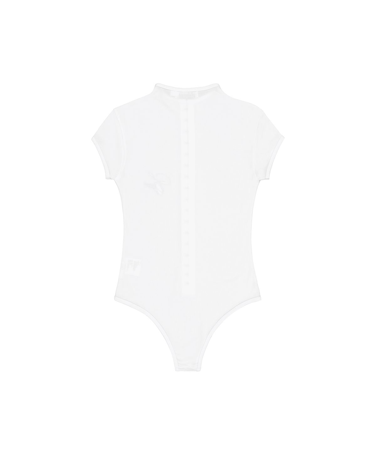 이와이이알(EYEER) Script Logo Hook Short Sleeve Top - White
