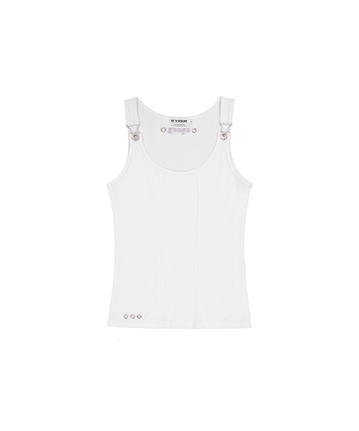 이와이이알(EYEER) Eyelet Shoulder Belt Sleeveless - White