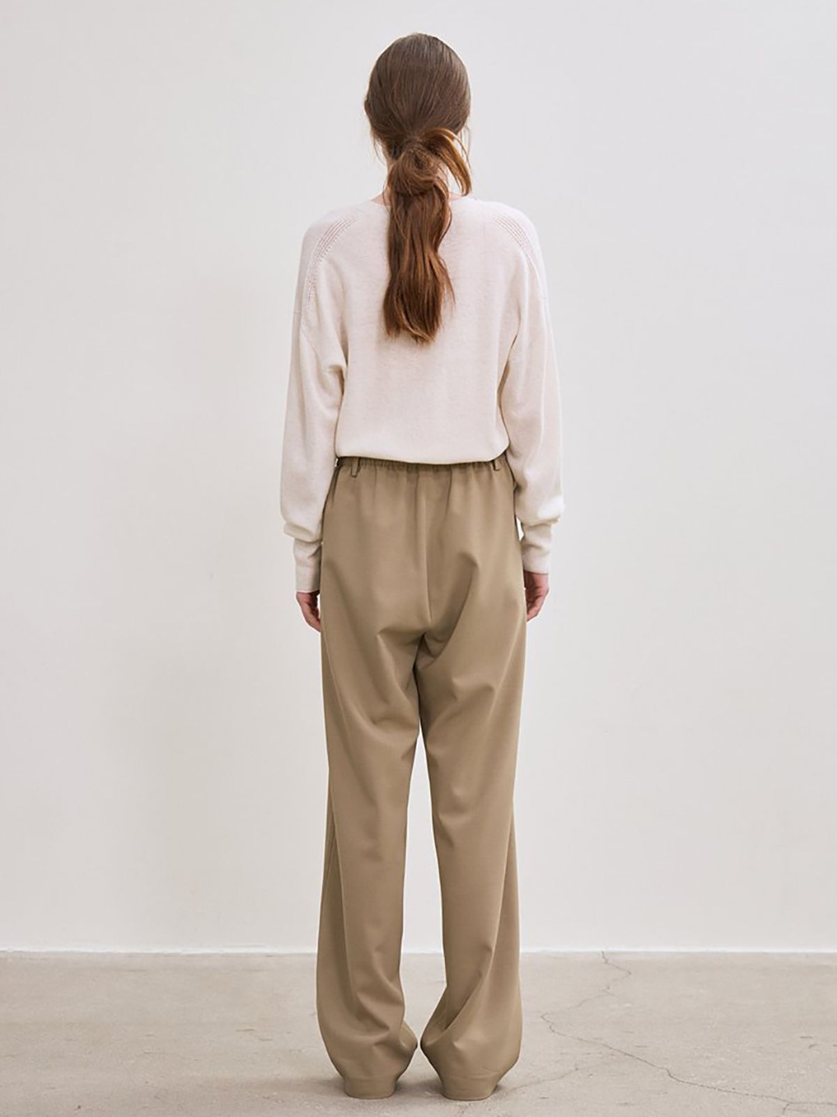 르(LE) lessence comfort banding pants (beige)