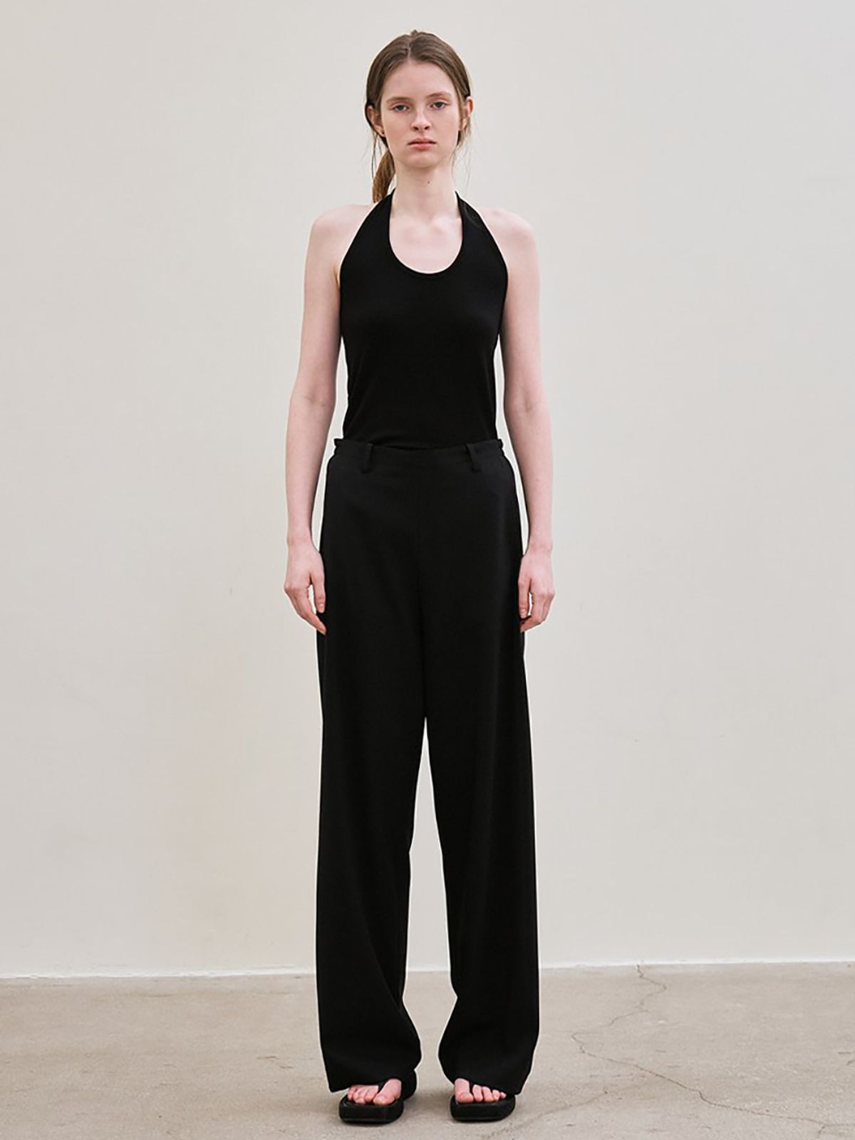 르(LE) lessence comfort banding pants (black)