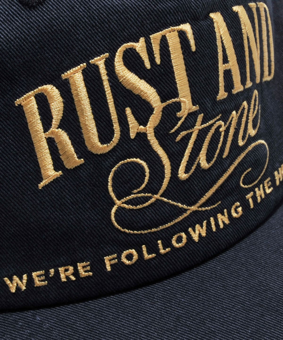 러스트앤스톤(RUSTANDSTONE) 아치로고 볼캡 네이비_Arch Logo Ball Cap Navy