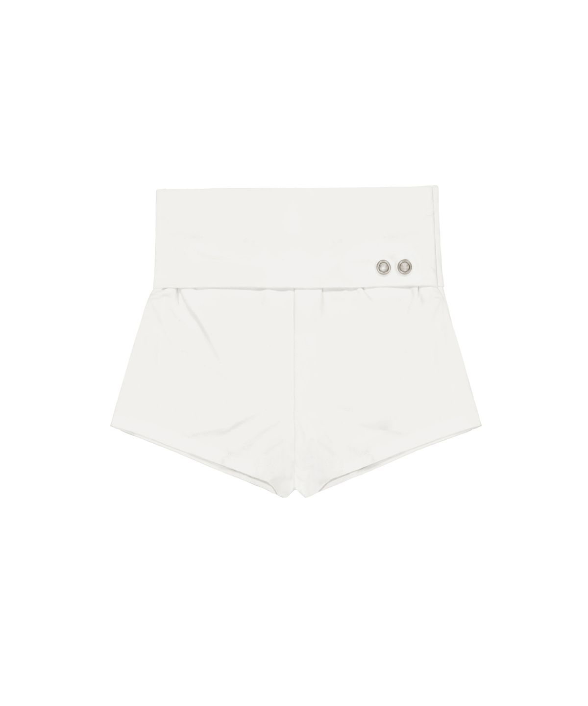 이와이이알(EYEER) Foldover Waist Short Pants - White