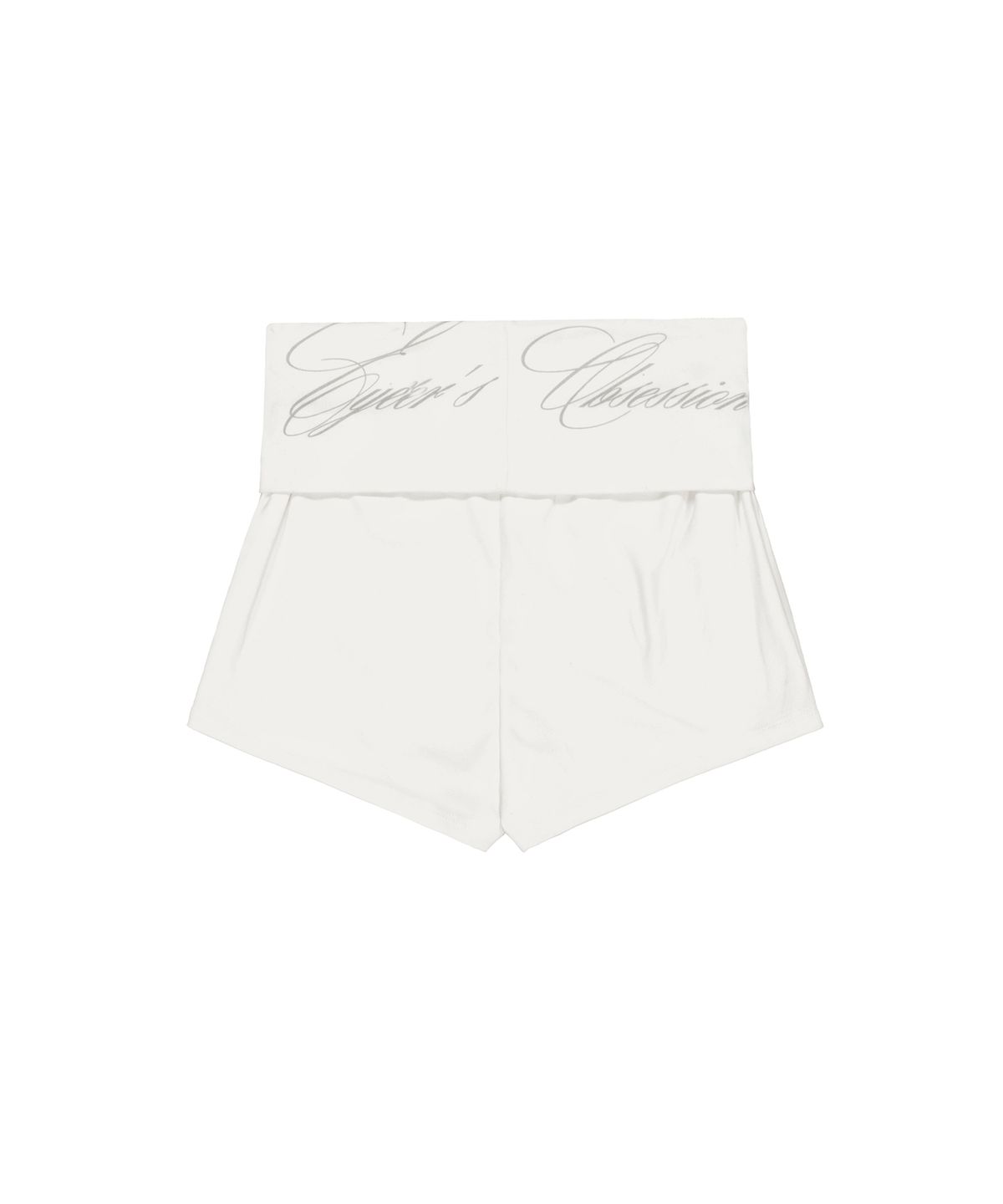 이와이이알(EYEER) Foldover Waist Short Pants - White