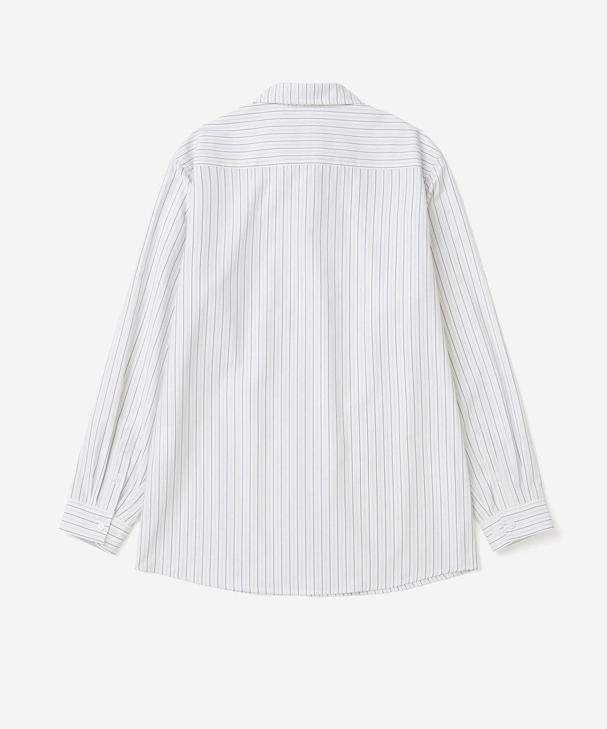 애드슬로우(ADDSLOW) Stripe Pocket Shirt (White)