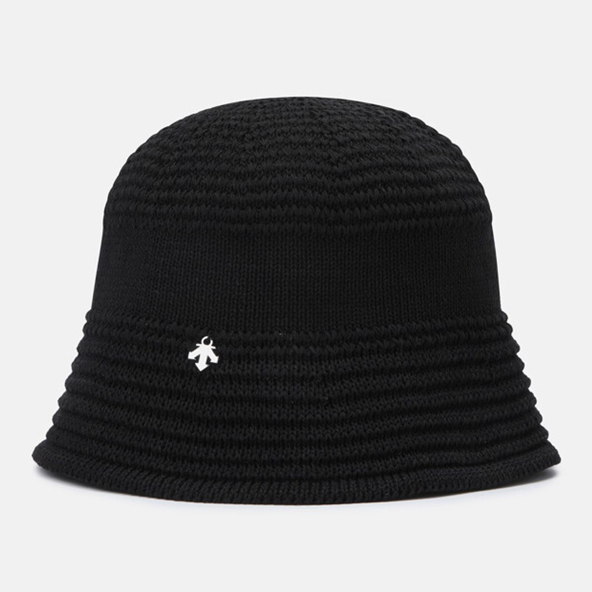 데상트(DESCENTE) 우먼스 니트 버킷햇 블랙 SR122UCP1X