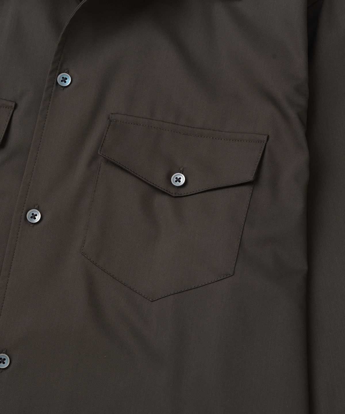 애드슬로우(ADDSLOW) Two Pocket Shirt (Brown)