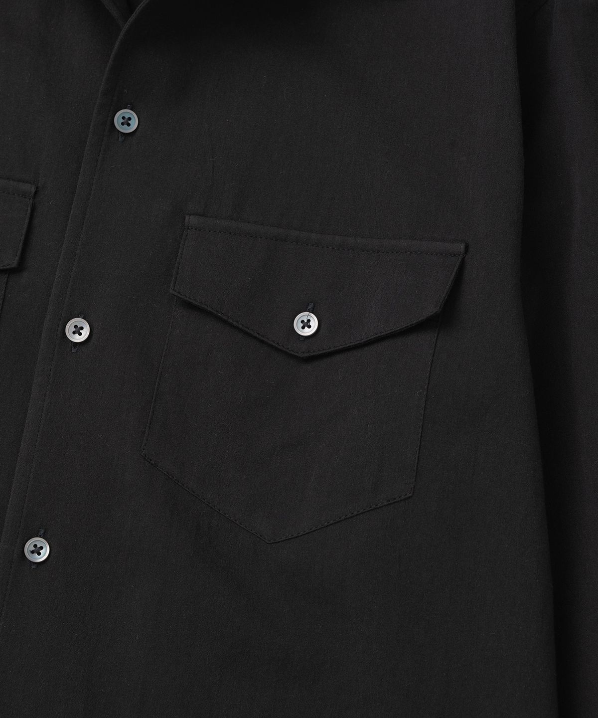 애드슬로우(ADDSLOW) Two Pocket Shirt (Black)