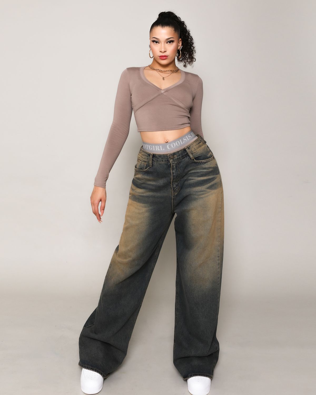 쿨시스(COOLSIS) CS GANG WIDE PANTS-010