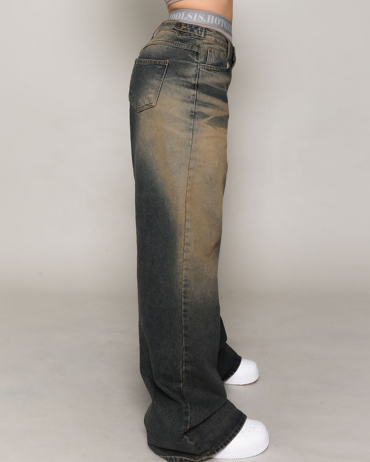 쿨시스(COOLSIS) CS GANG WIDE PANTS-010