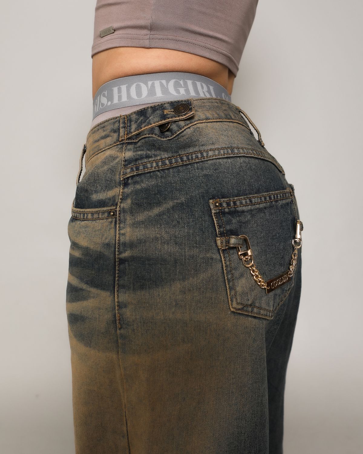 쿨시스(COOLSIS) CS GANG WIDE PANTS-010