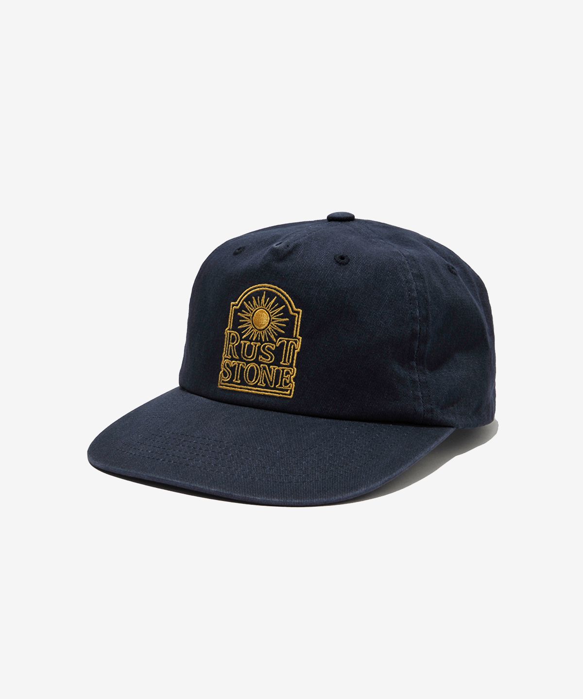러스트앤스톤(RUSTANDSTONE) 썬 엠블럼 볼캡 네이비_Sun Emblem Ball Cap Navy