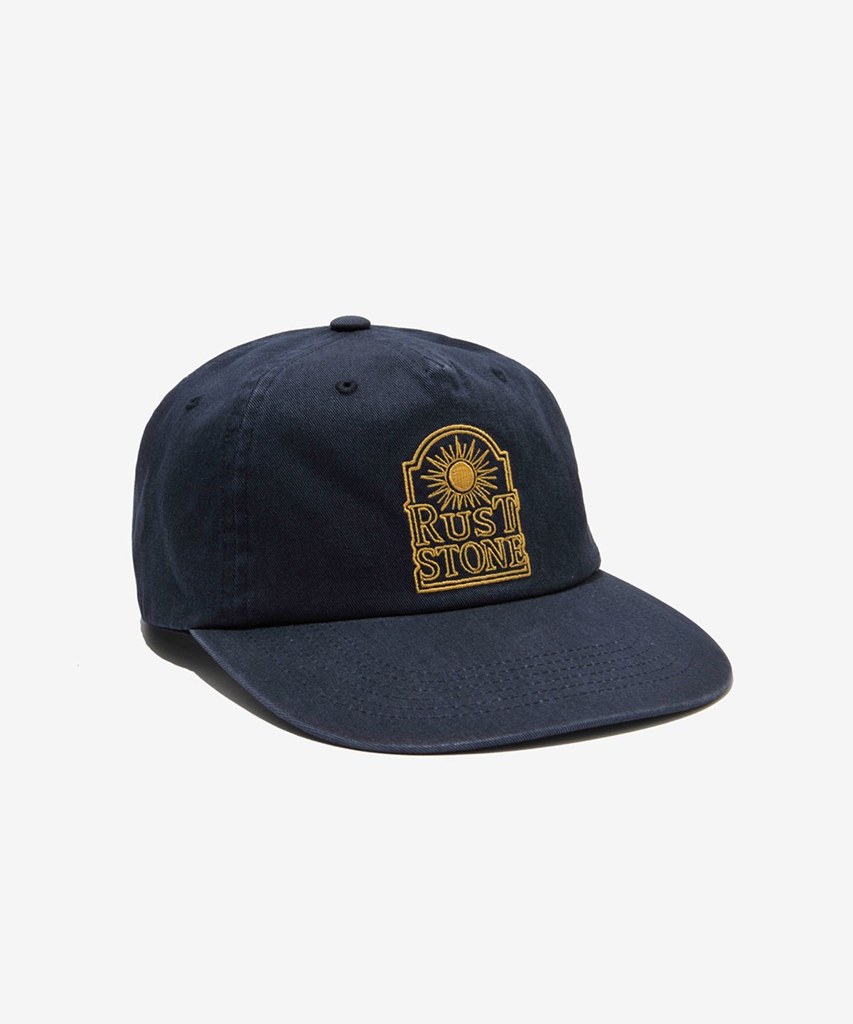 러스트앤스톤(RUSTANDSTONE) 썬 엠블럼 볼캡 네이비_Sun Emblem Ball Cap Navy