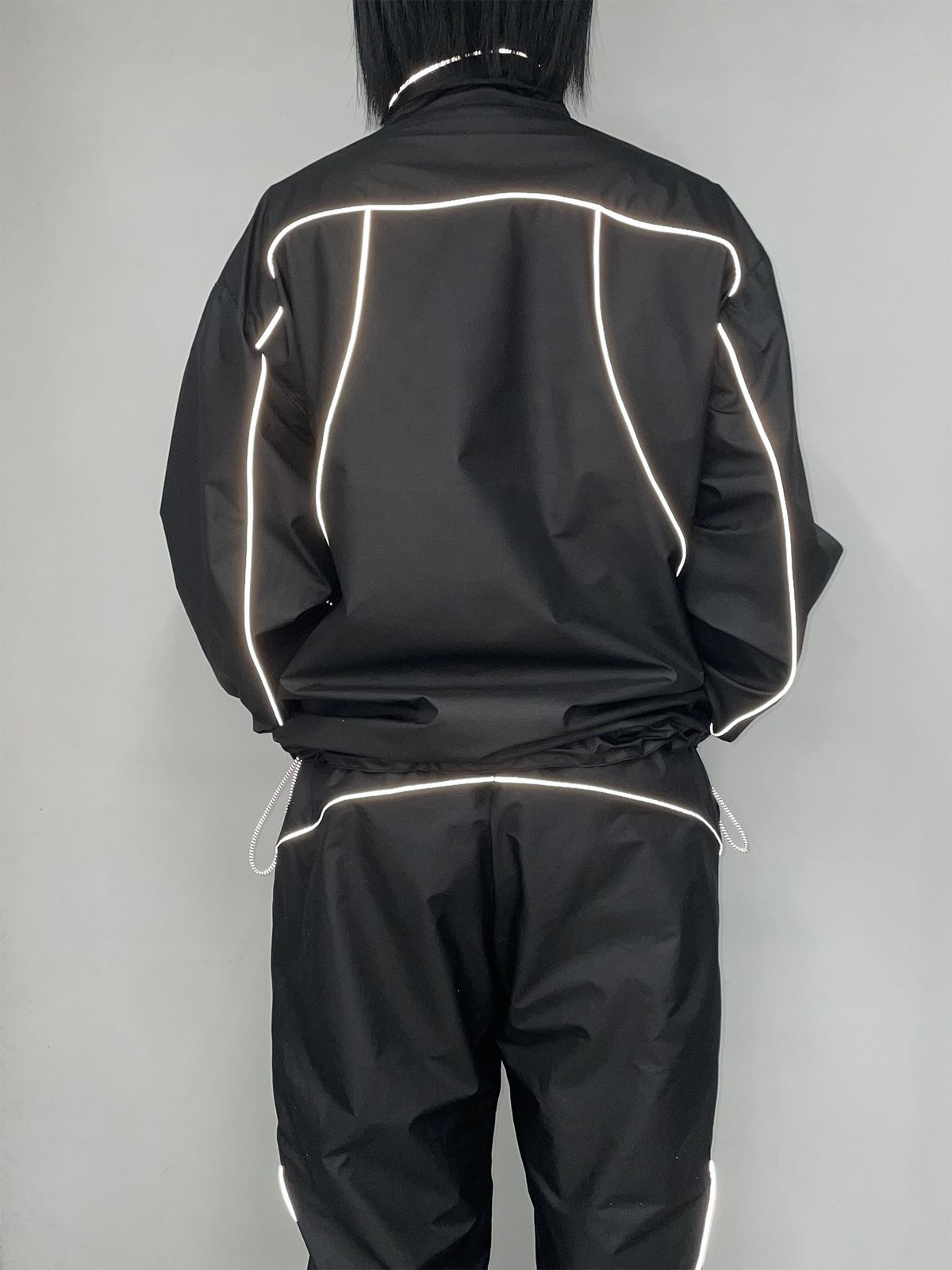 키아세(KIIACE) Reflect Track Jacket Black