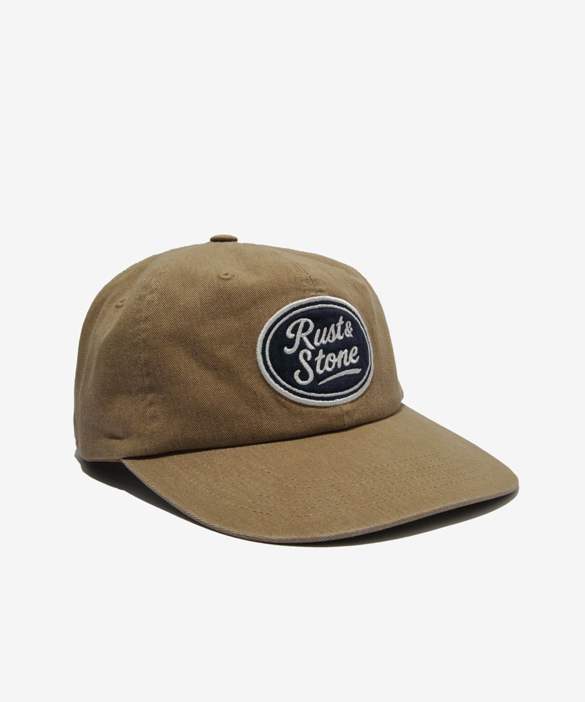 러스트앤스톤(RUSTANDSTONE) 엠블럼 클래식 볼캡 브라운_Emblem Classical Ball Cap Brown