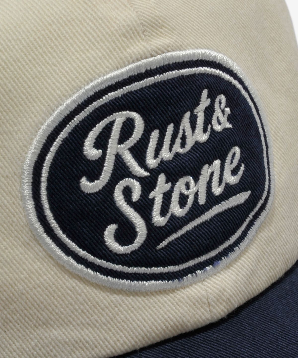 러스트앤스톤(RUSTANDSTONE) 엠블럼 클래식 볼캡 아이보리/네이비_Emblem Classical Ball Cap Ivory/Navy