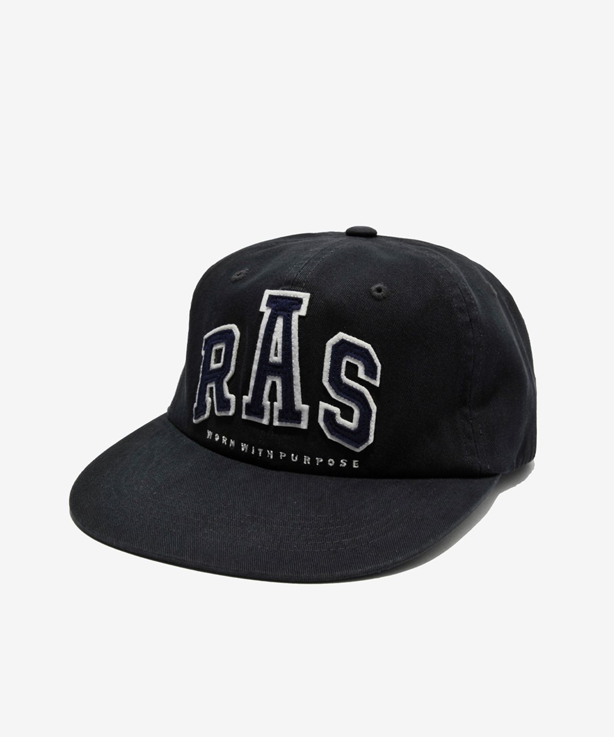 러스트앤스톤(RUSTANDSTONE) 펠트 볼캡 블랙_Felt Paper Ball Cap Black