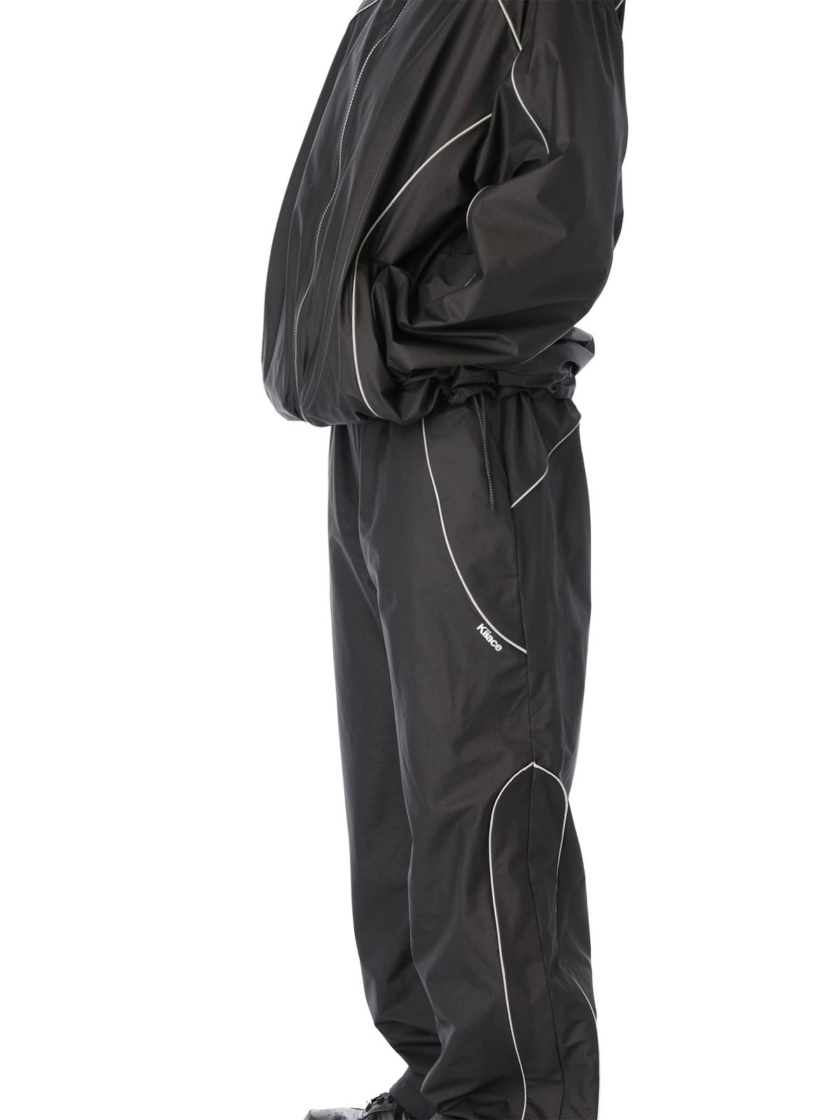 키아세(KIIACE) Reflect Track Pants Black