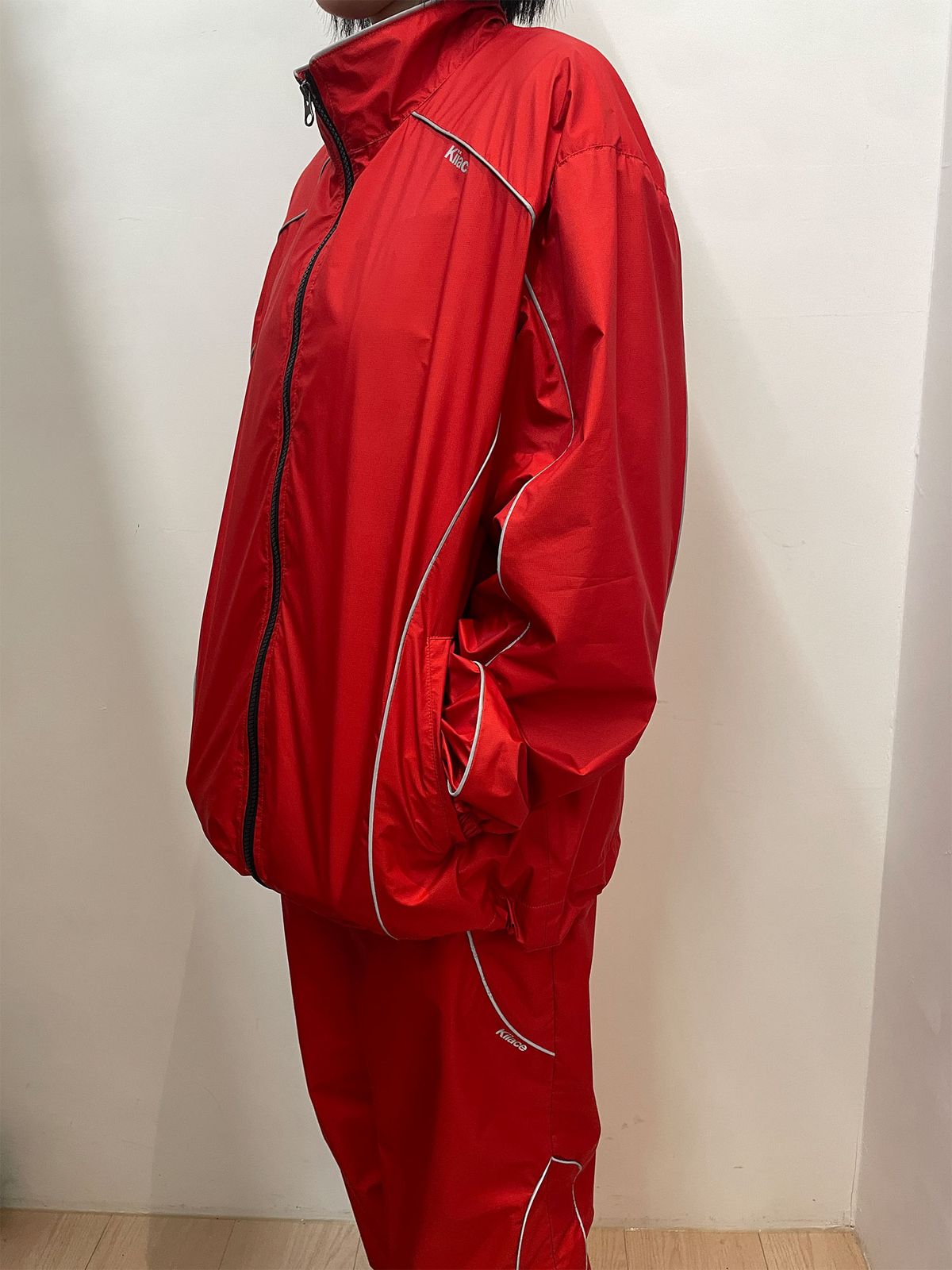 키아세(KIIACE) Reflect Track Pants Red