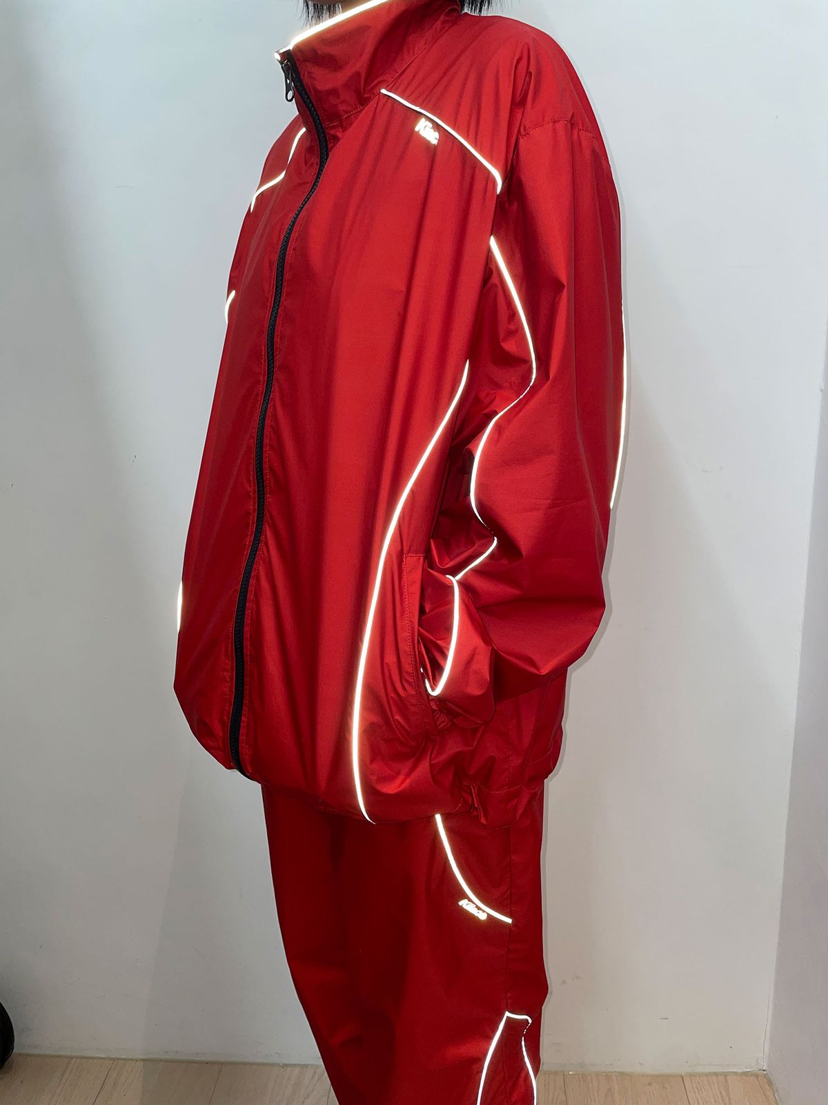 키아세(KIIACE) Reflect Track Pants Red