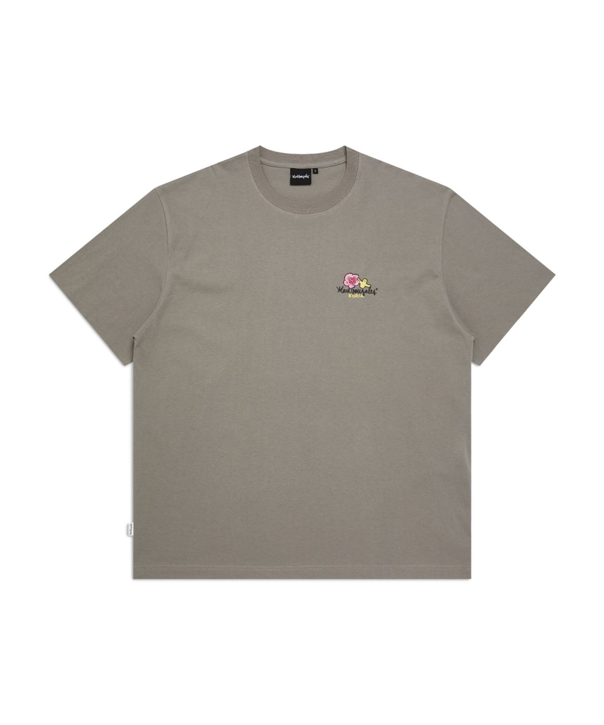 마크곤잘레스(MARK GONZALES) 코리아 에디션 무궁화 반팔 티셔츠 - BROWN GREY