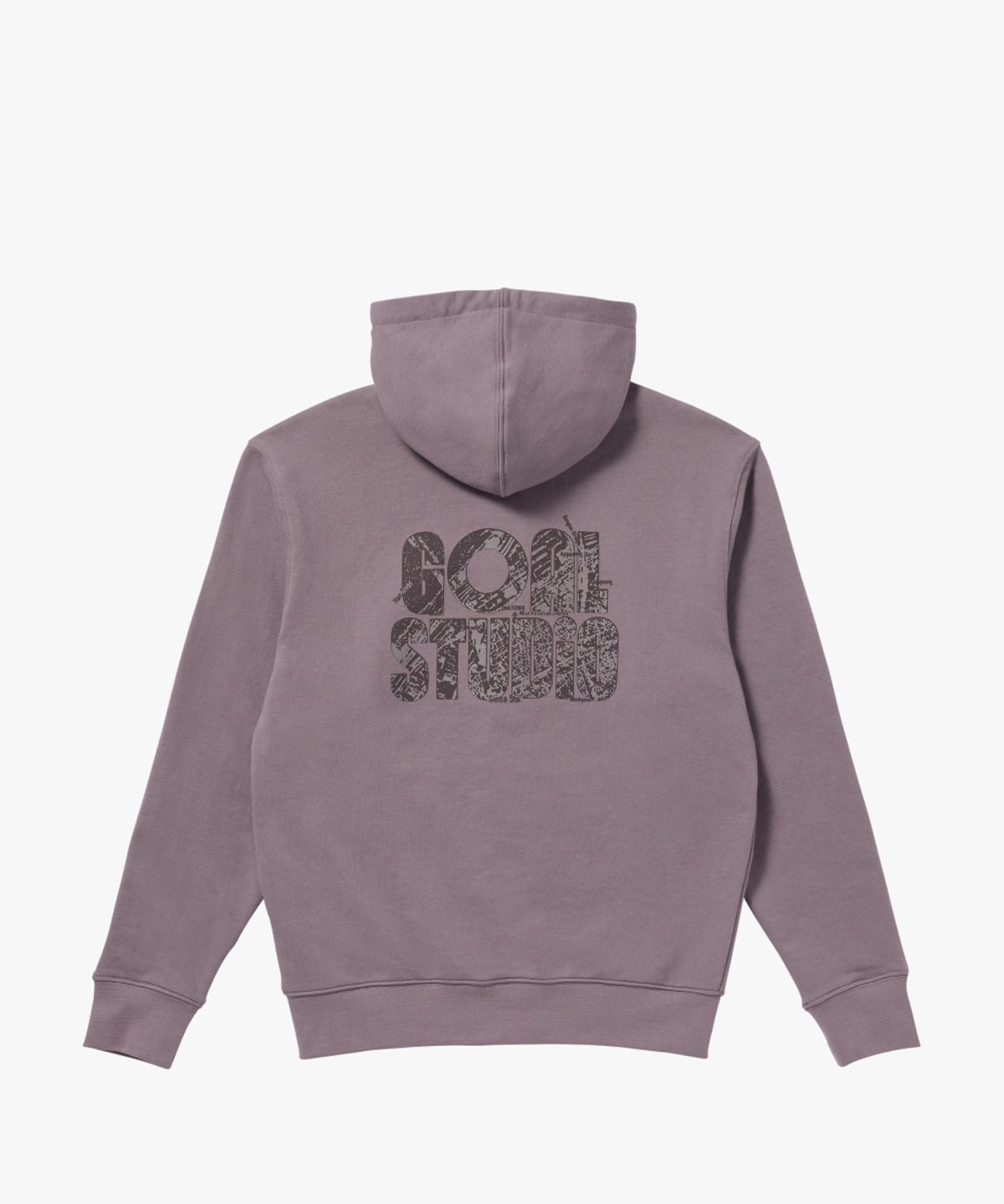 골스튜디오(GOALSTUDIO) MAP LOGO HOOD ZIP-UP-BROWN