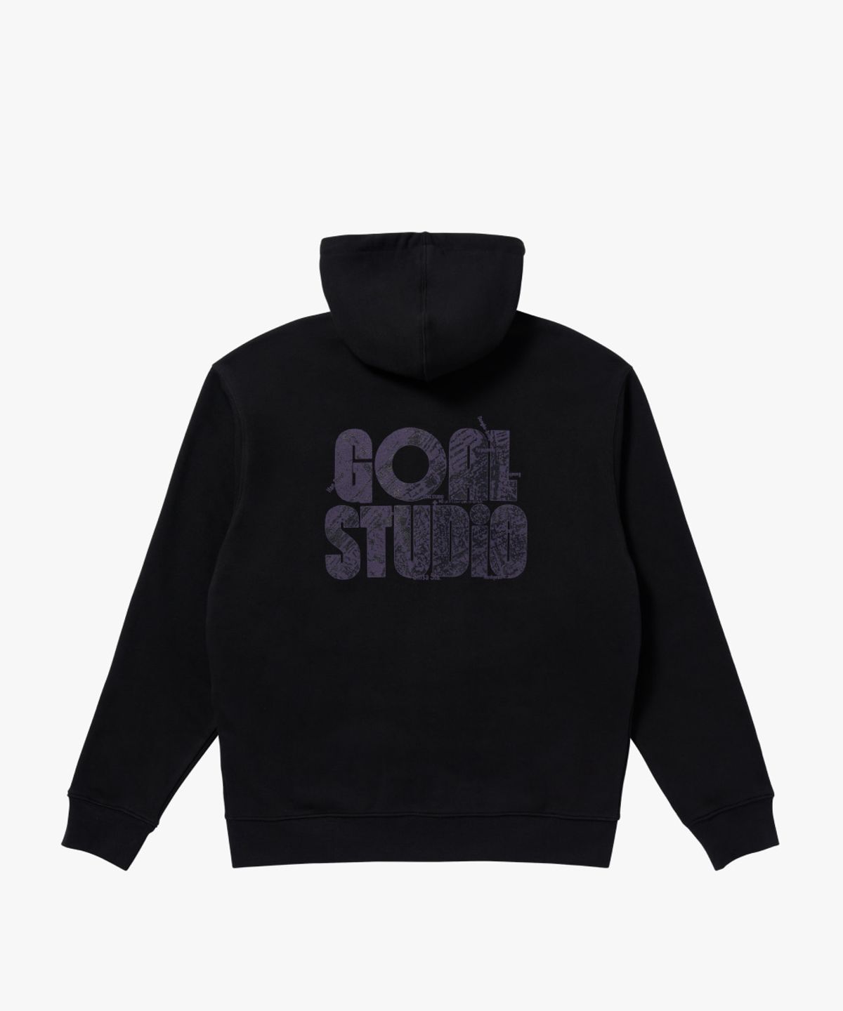 골스튜디오(GOALSTUDIO) MAP LOGO HOOD ZIP-UP-BLACK