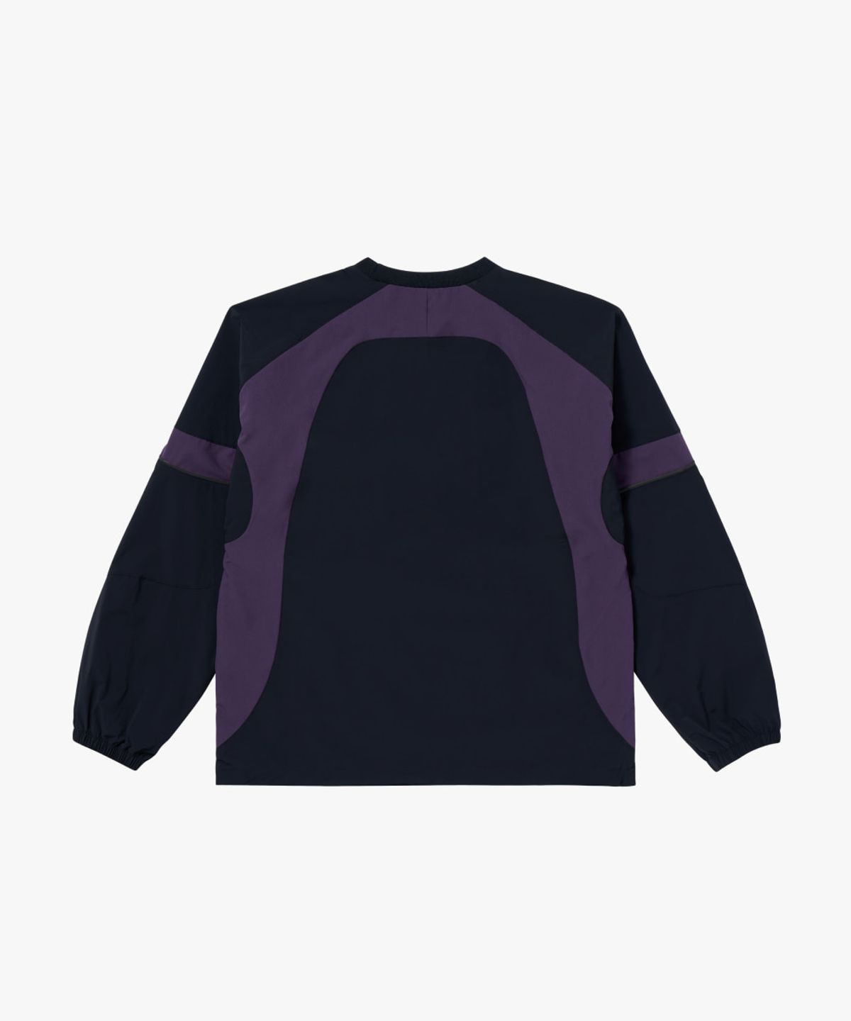 골스튜디오(GOALSTUDIO) COLOR-BLOCK WOVEN PULLOVER-NAVY