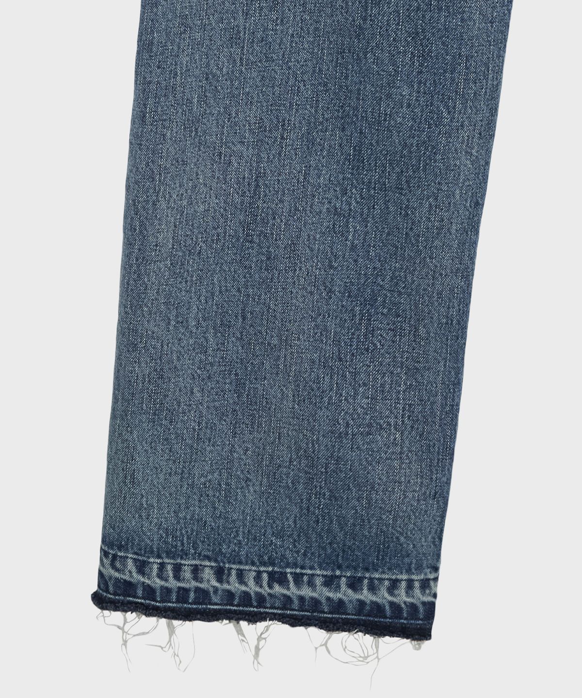 서피스에디션(SURFACE EDITION) TORN STRAIGHT DENIM PANTS INDIGO
