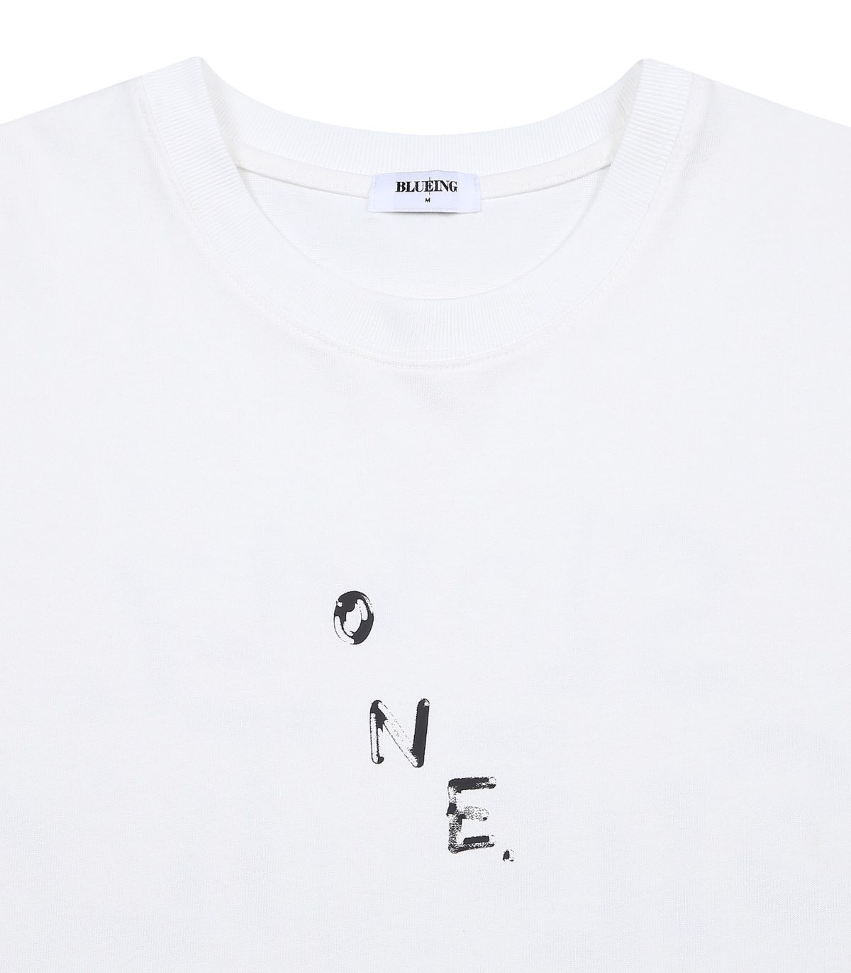 블루잉(BLUEING) SLOWLY SILENTLY SHINE GRAPHIC TEE [WHITE]